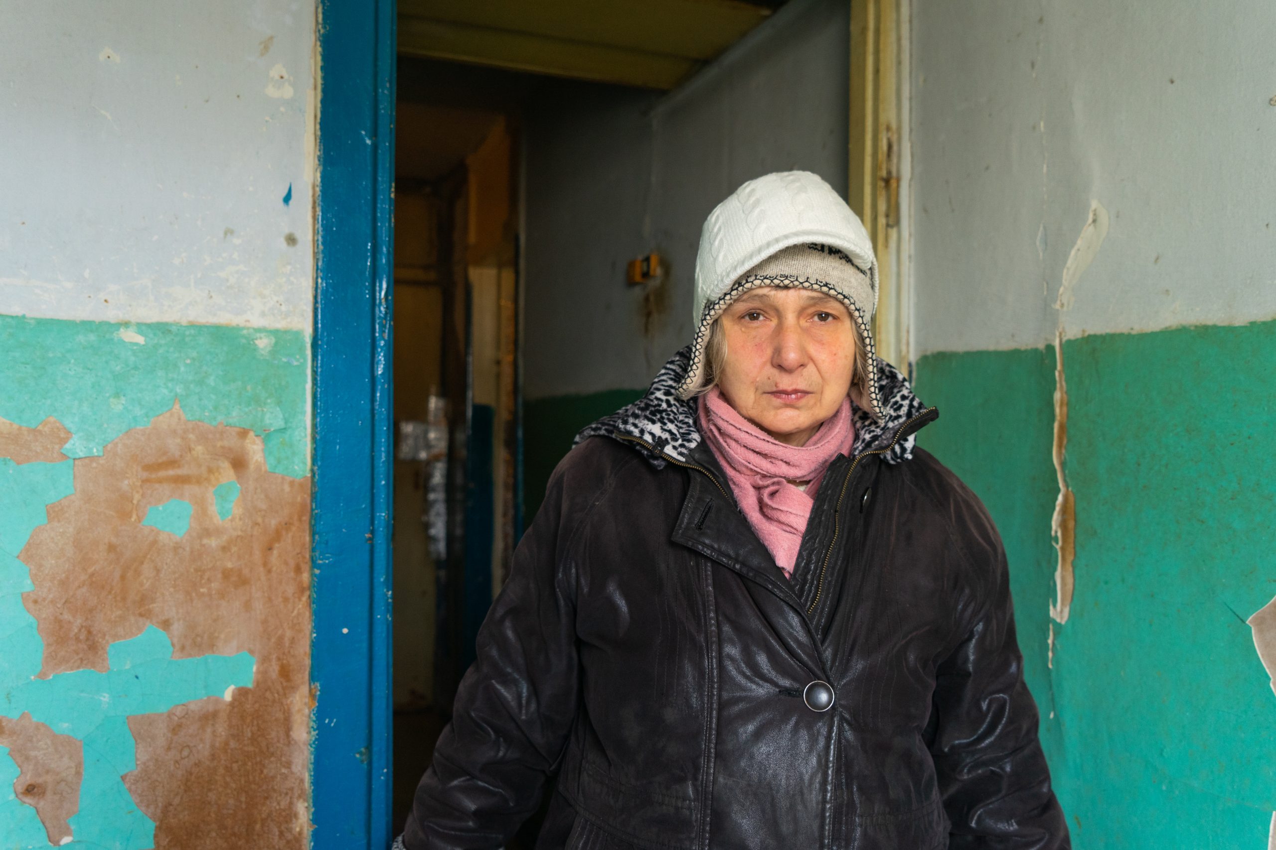 Portretfoto van vrouw in Oekraïne