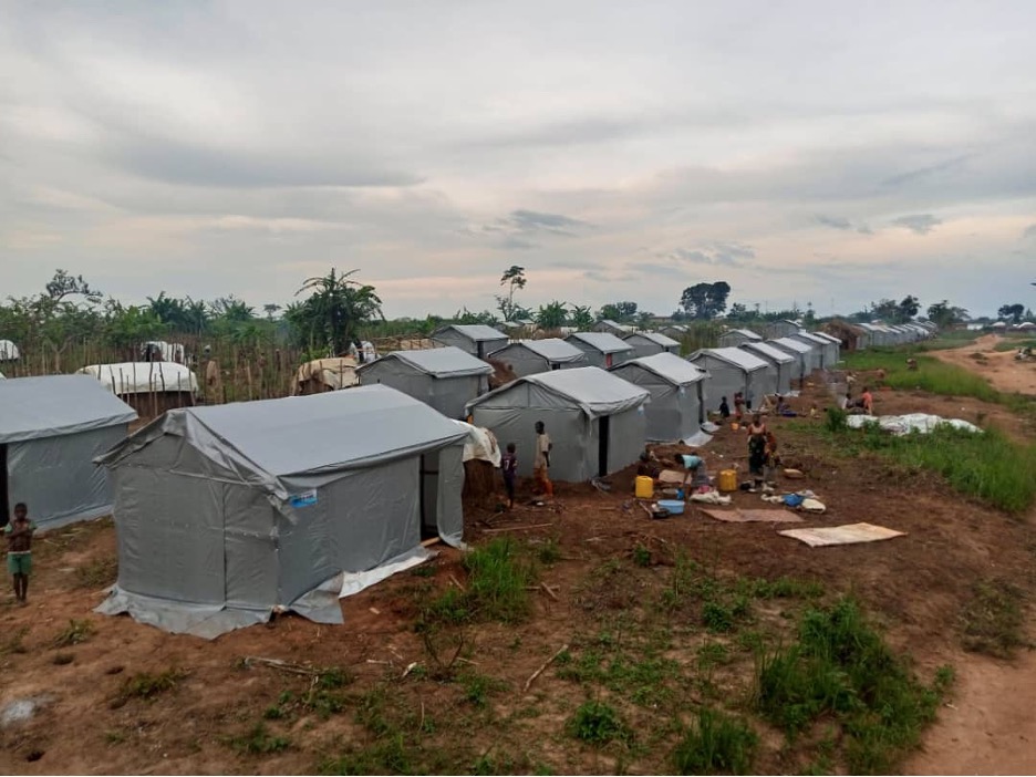 Vluchtelingenkamp in DR Congo