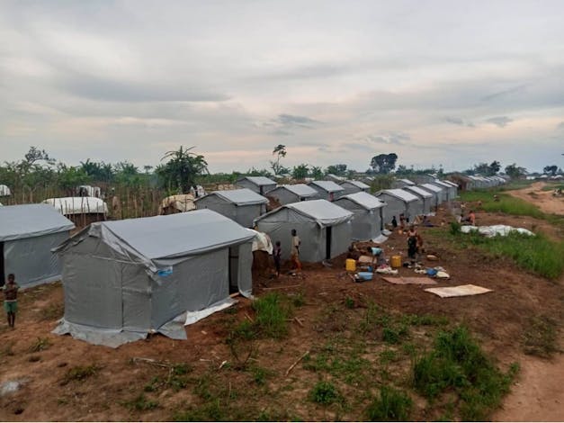 Vluchtelingenkamp in DR Congo