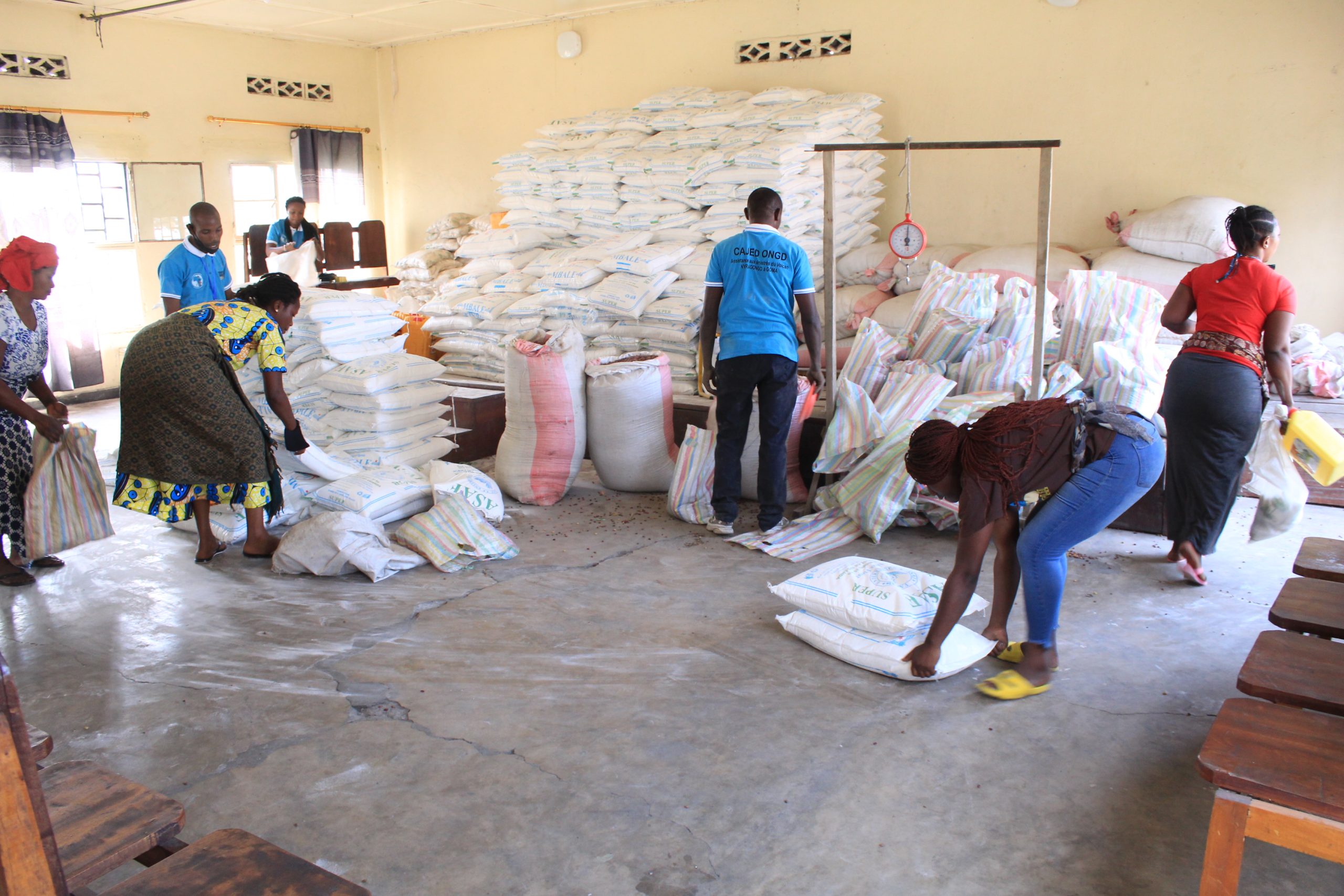 Warenhuis in DR Congo