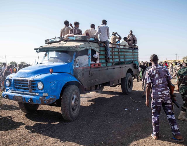Truck rijdt door menigte in Soedan