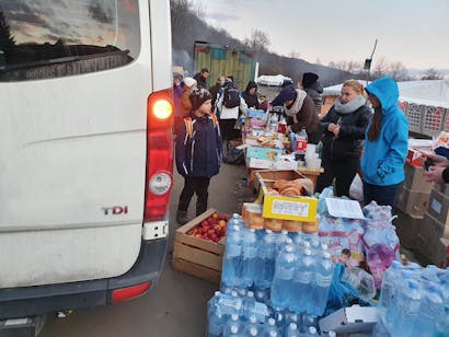 Hulp aan Oekraiense vluchtelingen