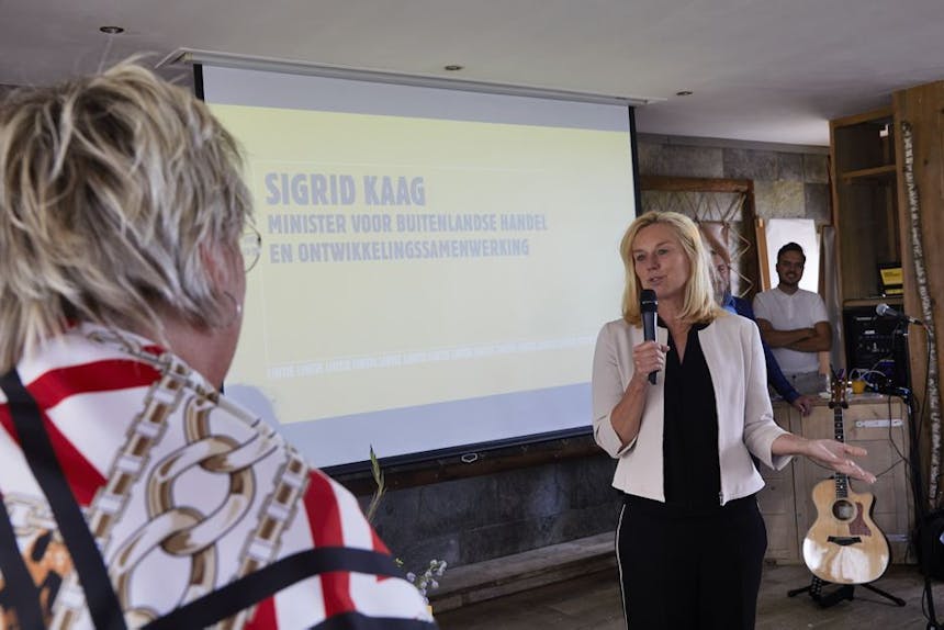 Tineke Ceelen en Sigrid Kaag