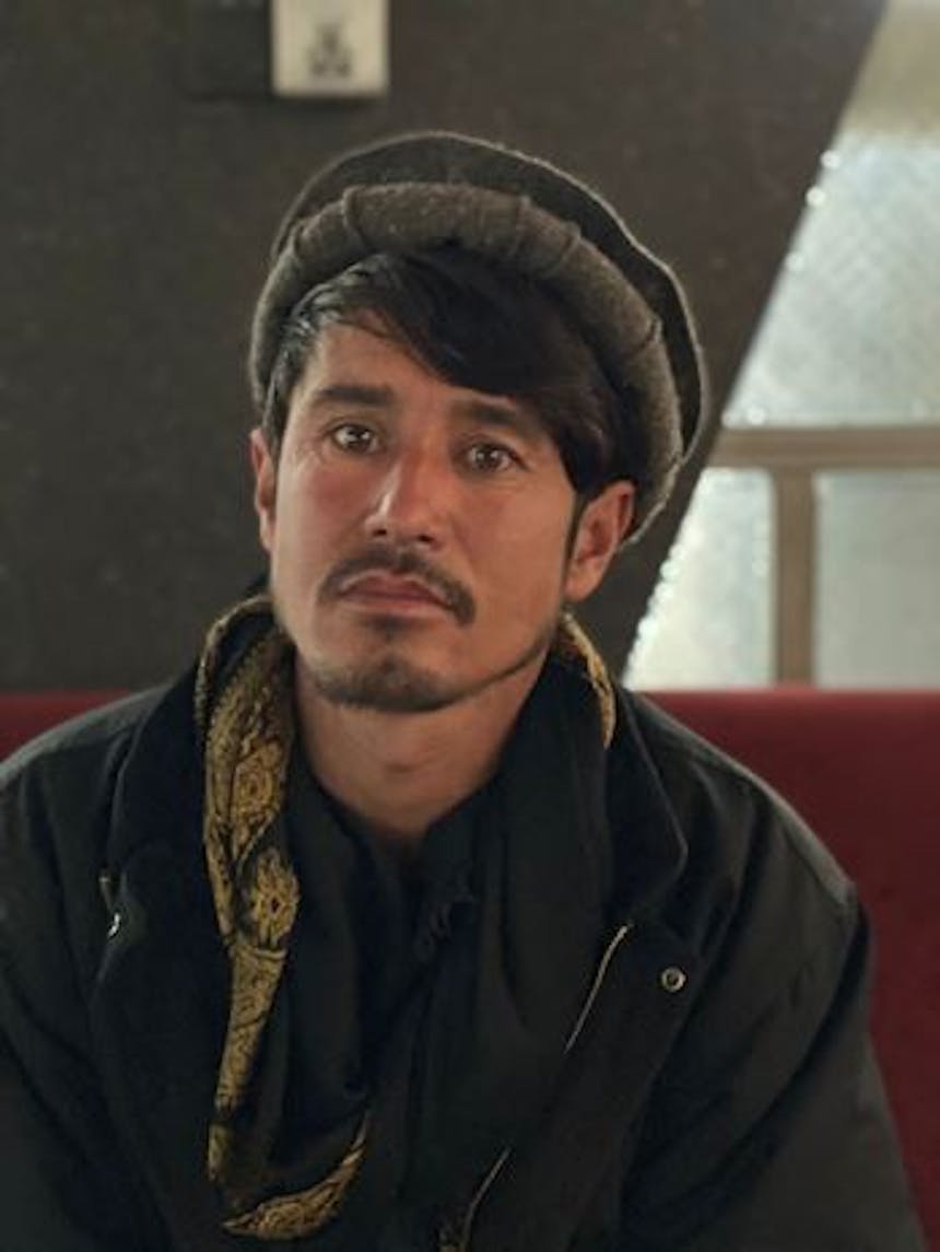 Potretfoto van Ali in Afghanistan