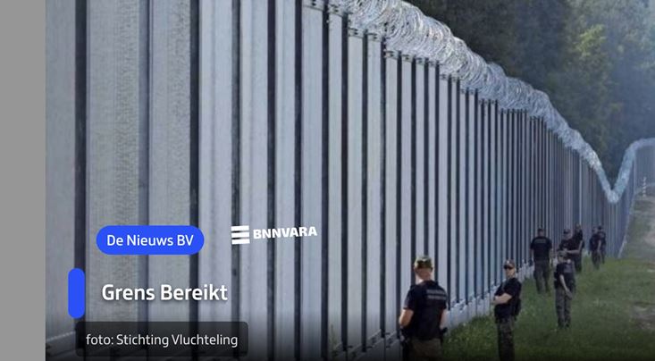 Screenshot van Grens Bereikt op de Nieuws BV
