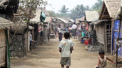 Vluchtelingenkamp in Bangladesh
