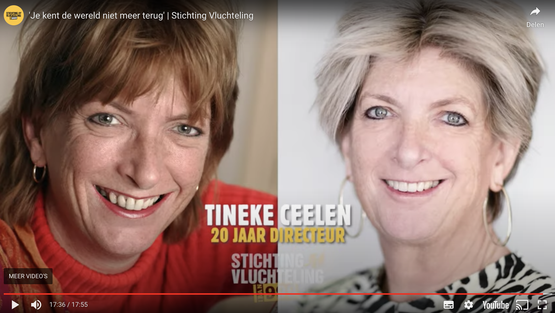 Screenshot van 20 jaar directeur video Tineke Ceelen