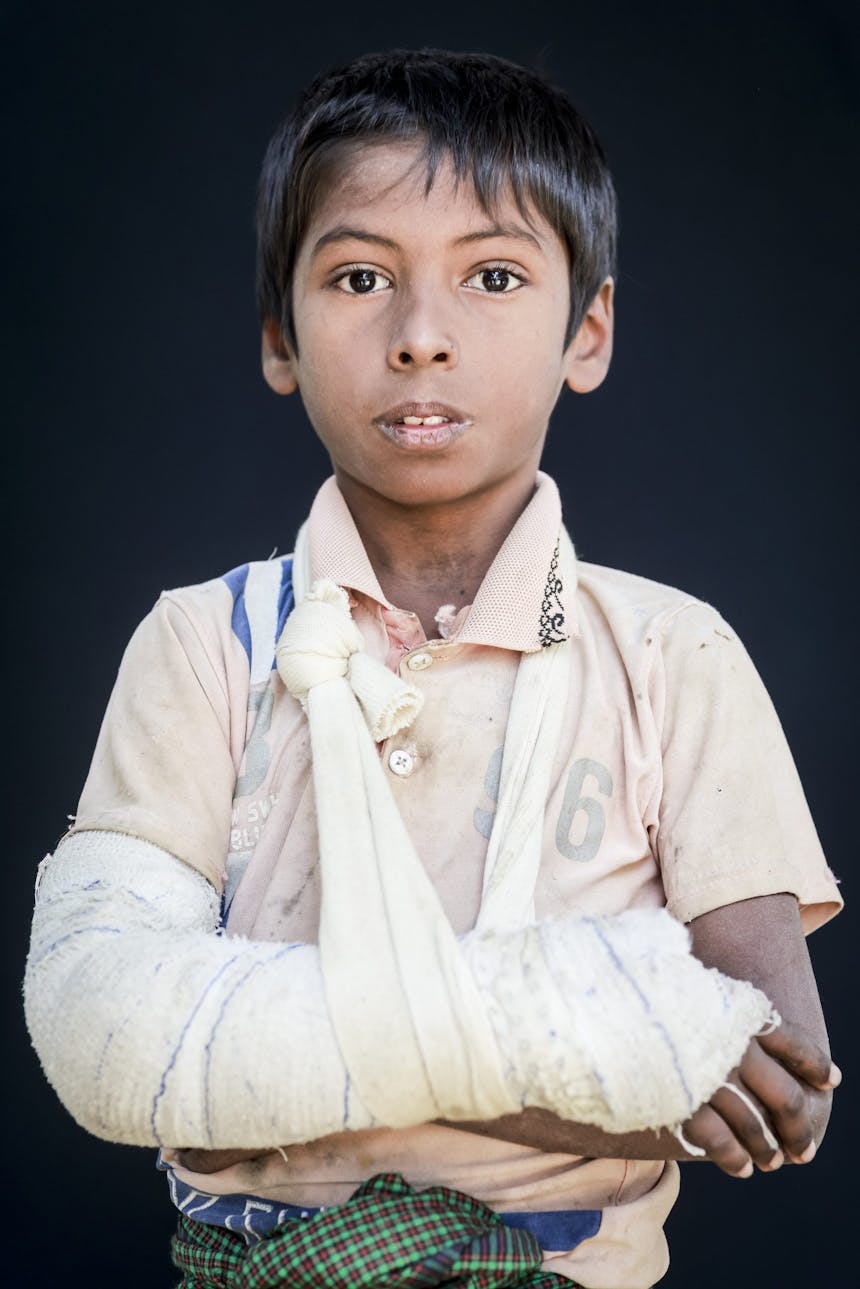 Portretfoto van Hamidur, Cox's Bazar, Bangladesh