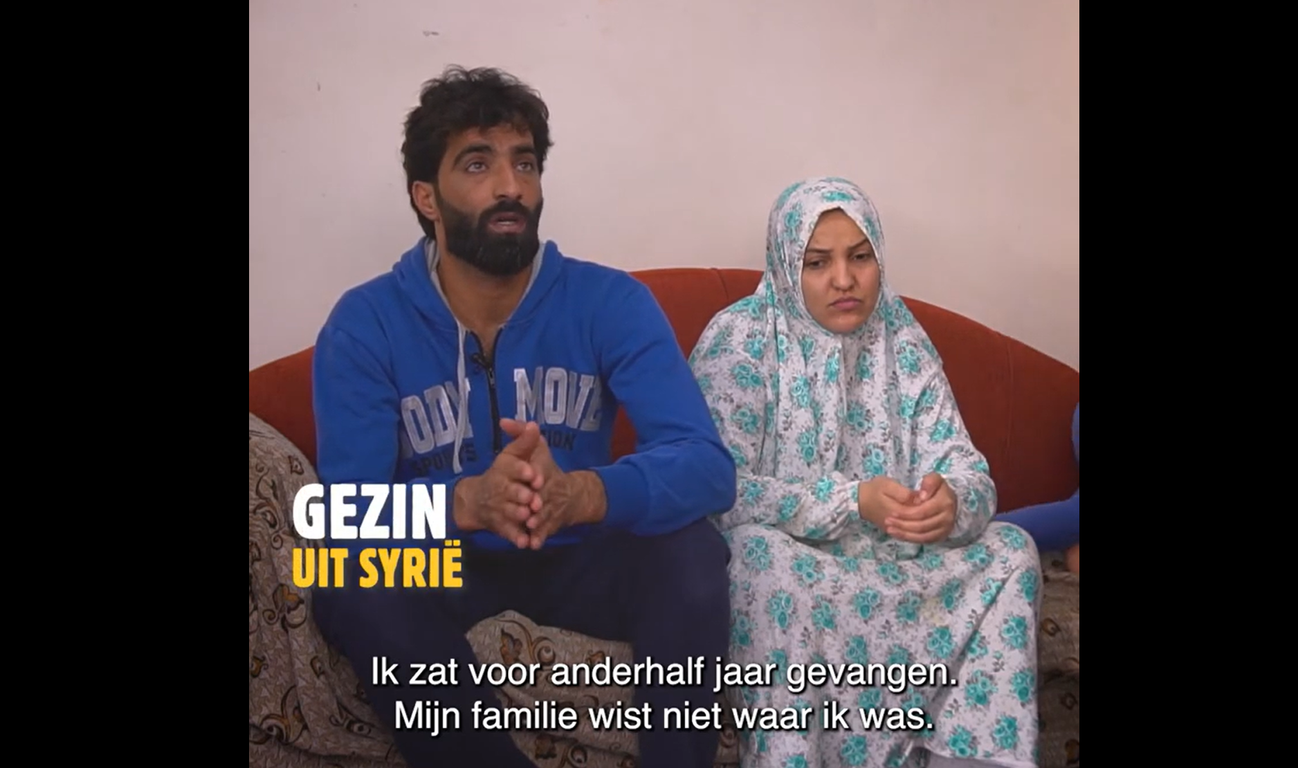 still uit interview met Abdullah en zijn gezin uit Syrië