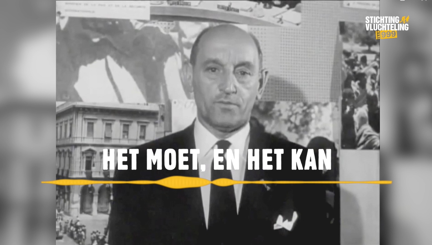 Still uit Socutera spot 50 jaar Stichting Vluchteling