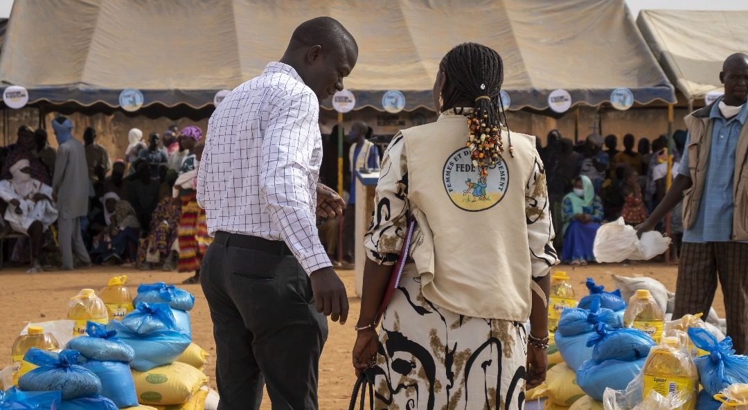 Twee hulpverleners van onze lokale partner FEDE in Mali